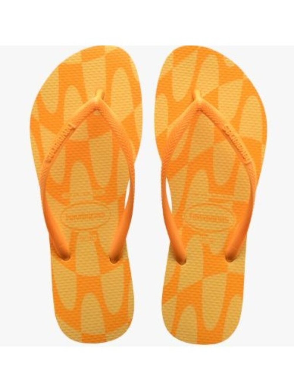 Havaianas Summer Sandals Women Caja Yellow Size US 7